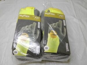 Ansell Hyflex Cut Resistant Coated Gloves, A2 Cut Level Sz 8 Qty 24 11-427-8