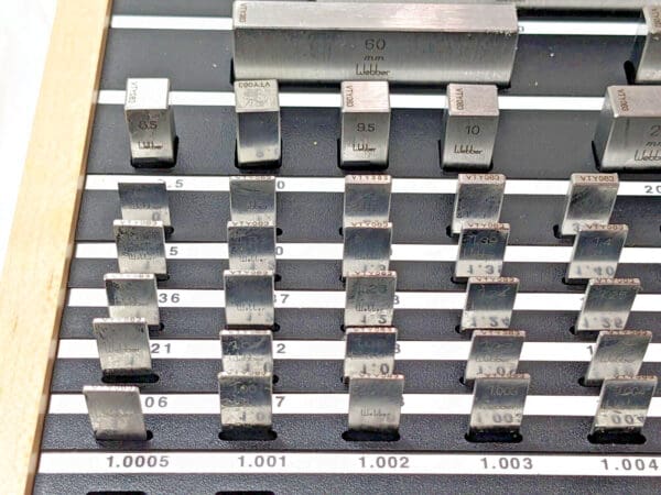 Starrett Webber 88 Pcs Gage Block Set Rectangular Steel Metric Grade 0 RS88.MA1