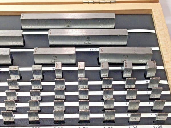 Starrett Webber 88 Pcs Gage Block Set Rectangular Steel Metric Grade 0 RS88.MA1