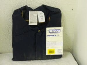 Stanco Flame Resistent Jacket 2 Pockets Zipper Navy Blue Size 2XL NX6624TNB-2XL