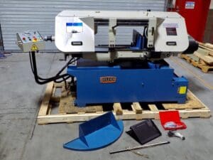 Baileigh Semi-Automatic Horizontal Bandsaw 13 x 20 Capacity 220v 3 Ph DAMAGED