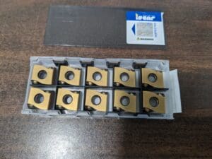 ISCAR Turning Insert 10pk LNMX150608R-HT IC807, Solid Carbide 5550356