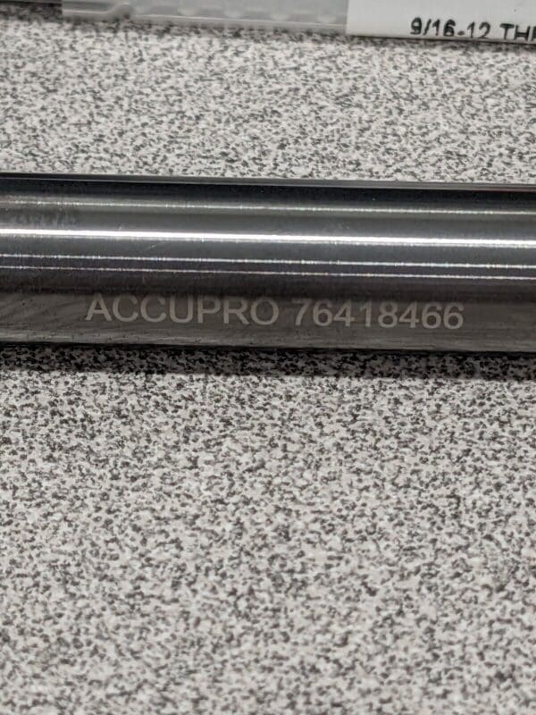 ACCUPRO Helical Flute Thread Mill: 9/16-12, Internal, 4 Flute 76418466