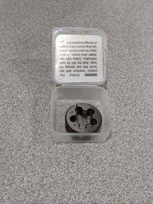 CLE-LINE Round Die: M12x1.75, 1″ OD, High Speed Steel C65833