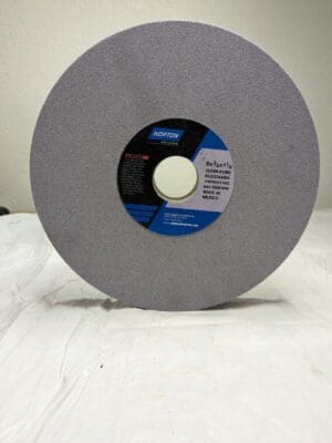 Norton Surface Grinding Wheel: 8″ Dia, 3/4″ Thick, 1-1/4″ Hole, 80G 66253044064