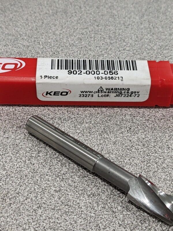 KEO Solid Pilot Counterbore: 11 mm Dia, 6.4 mm Pilot, 3 Flutes 103-056213