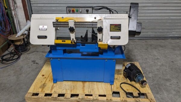 RONG FU 5 x 16″ Manual Horizontal Bandsaw 10″ Max Cut Variable-Speed 110 V