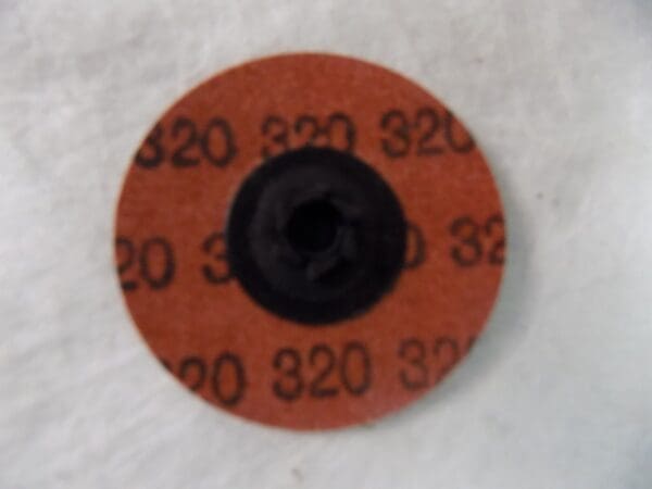 Merit 2" Dia 320 Grit Aluminum Oxide Quick Change Disc QTY 100 08834161052