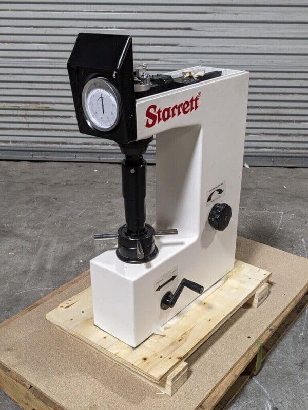 Starrett Bench Hardness Tester w/ Analog Dial Display 67754 Damaged