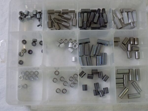 Electro Hardware Fastener Kit 120Pc 1/4" Dia Body Lg 1/8"-5/8" SAM-250-1