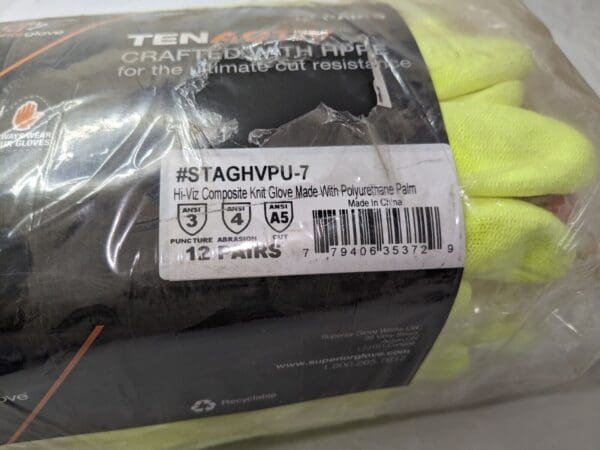 SUPERIOR GLOVE WORKS 1dz Cut–Resistant Gloves: Size Small STAGHVPU-7