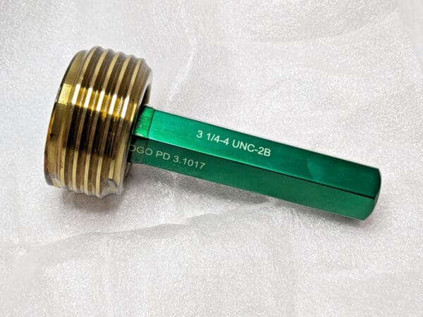 GF GAGE Thread Plug Gage 3-1/4-4 UNC-2B NOGO PD 3.1017 W/O CERT