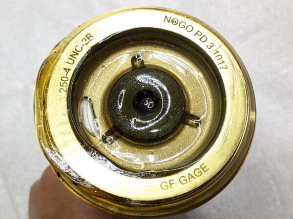 GF GAGE Thread Plug Gage 3-1/4-4 UNC-2B NOGO PD 3.1017 W/O CERT