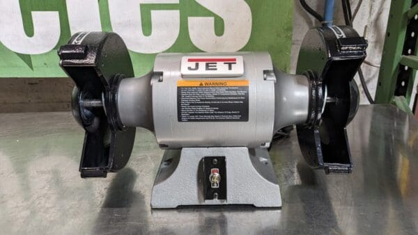 JET Bench Grinder 8″ Wheel Dia 5/8″ Arbor Hole Dia 1 hp 115 V 1 Phase damaged