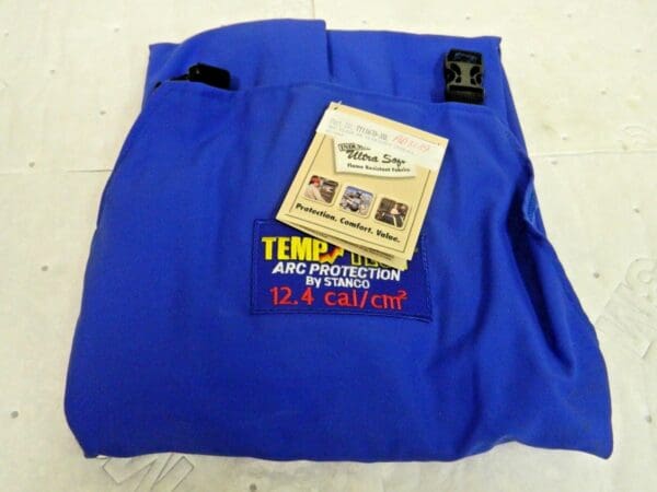 Stanco Temp-Test Arc Flash Protection Overall Blue 3XL 12.4 cal/cm2 TT11670-3XL