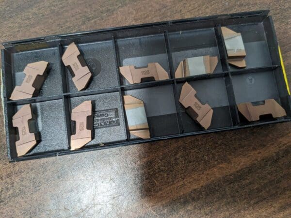 SANDVIK COROMANT Grooving Inserts 10pk: TLGP3 1125, Solid Carbide 5753757