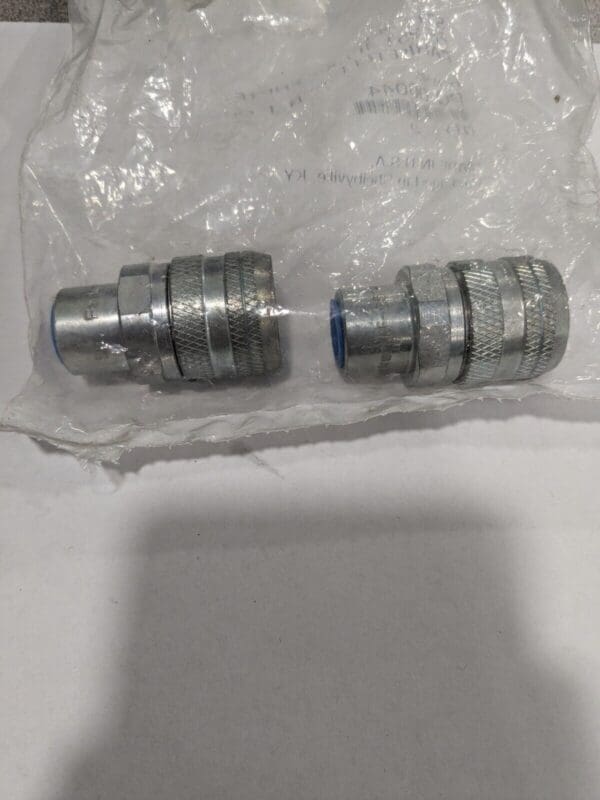 PARKER Hydraulic Hose Coupler: 4 mm, 1/4-18, 5,000 psi Qty 2 PQ-00044