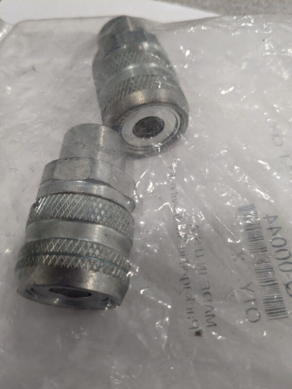 PARKER Hydraulic Hose Coupler: 4 mm, 1/4-18, 5,000 psi Qty 2 PQ-00044