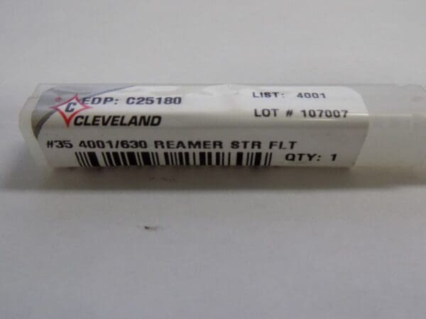 Cleveland Chucking Reamer HSS 7/64" Dia 4FL Straight Flute QTY 2 C25180