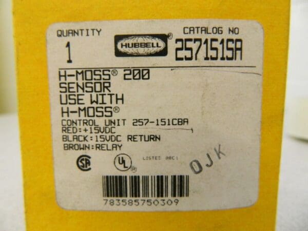 Hubbell H-MOSS 200 Sensor 257151SA