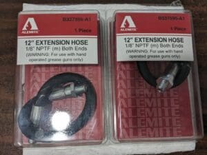 ALEMITE 2ct 6,000 psiOperating Pressure Thermoplastic Grease Gun Hose B337595-A1