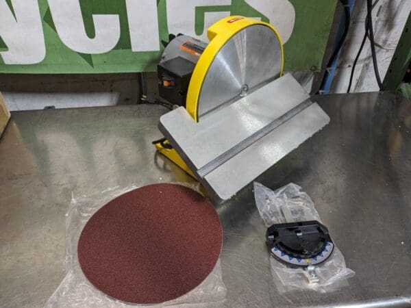 Enco 12" Disc Sander w/ Adjustable Table 1700 RPM 120v 1 Ph. DAMAGED