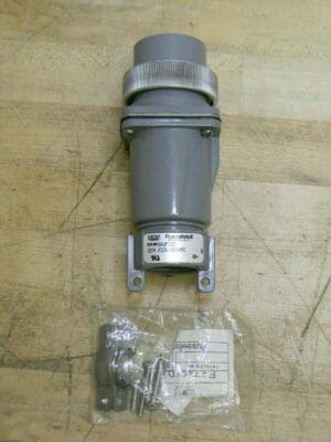 Russell Stoll Control Circuit Connector Plug 600VAC 250VDC 9P 10W 20A SKWP10G