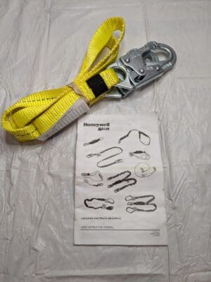 MILLER 6' Long, 310Lb Cap. Harness Positioning/Restraint Lanyard 210WLS-Z7/6FTYL