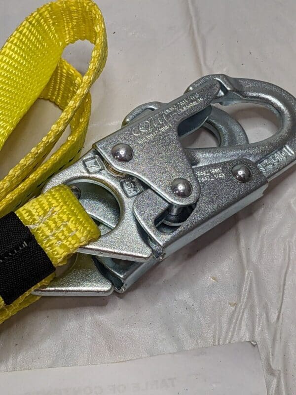 MILLER 6' Long, 310Lb Cap. Harness Positioning/Restraint Lanyard 210WLS-Z7/6FTYL