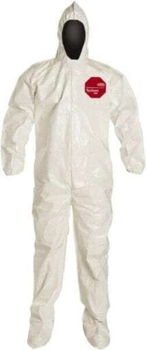 DUPONT Disposable Coveralls 12pk Chemical Particle Protection Size XL SL122BWHXL