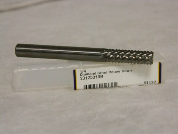 M.A. Ford Solid Carbide Diamond Grind Router Down 1/4" Diam 3/4" LOC 23125010B