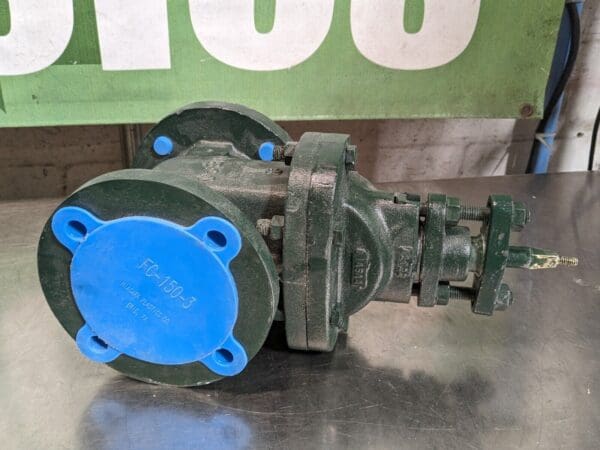 Nibco Flanged Ductile Iron Gate Valve w/ Hand Wheel 3" Pipe NHA701F Damaged