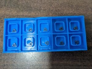 KYOCERA Turning Inserts qty 10: WBGT1211LF TN60, Cermet TSJ03720