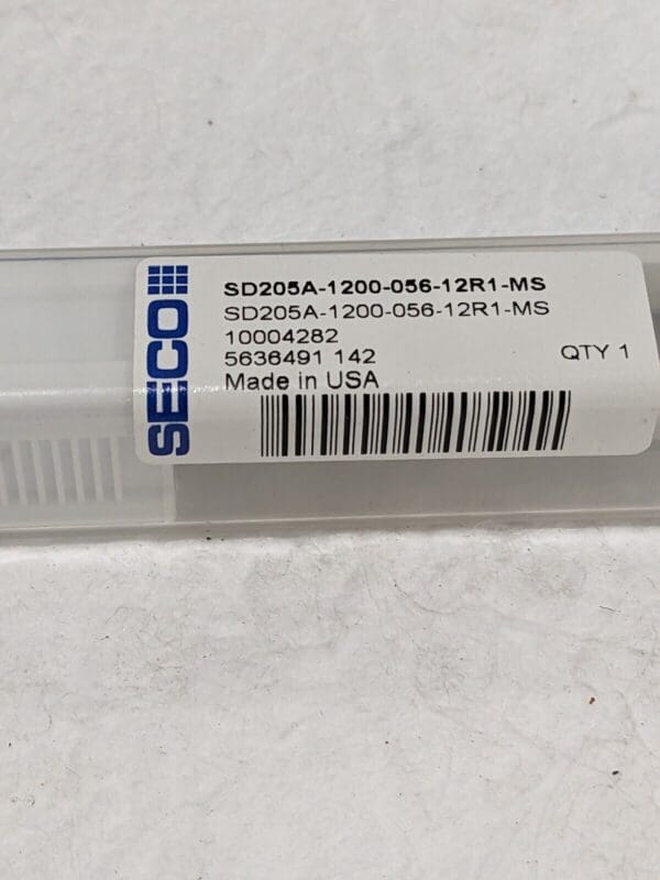 SECO Jobber Drill: 12.00 mm Dia, 140 deg Point, Solid Carbide 10004282