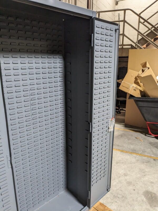 Durham Lockable Storage Cabinet w/ Bins 84" H. x 36" W. x 24" D. 2603-156B-95