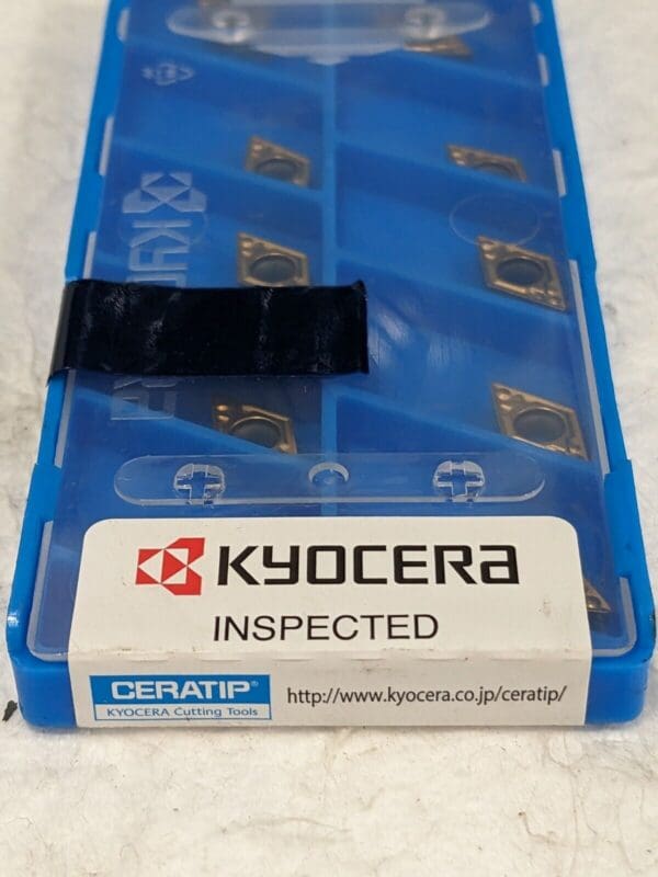 KYOCERA Turning Insert: DCMT21.51HQ PV90, Cermet Qty 10 TKZ00601