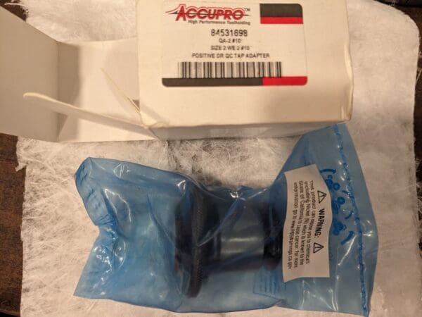 ACCUPRO Tapping Adapter: #10 Tap, #2 Adapter QA-2 #10