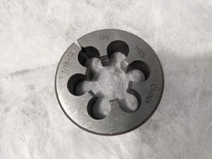 Round Die: 1-1/16-12, HSS 315-1411