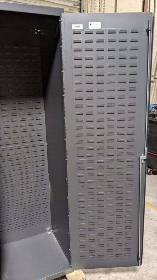 VALLEY CRAFT Storage Cabinets Steel 48 x 24 x 78 Grey 2 Door F89109 Scratched