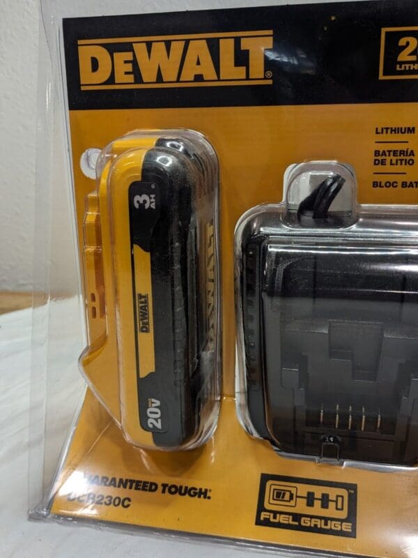 DEWALT Power Tool Charger: 20V, Lithium-ion 1 Battery DCB230C