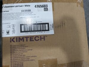 KIMTECH A7 Cleanroom Lab Coat WHITE 4X-LARGE Case Of 30 4765603