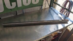 Round Linear Shafting 2.19" Dia 48" OAL Steel 1/2" Key 2.19K1045ST-3