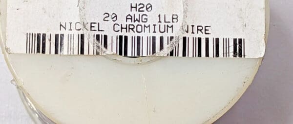 Nickel Chromium Wire 20 Gauge 0.032" Diam x 315 Ft. Long 1 Lb Spool H20