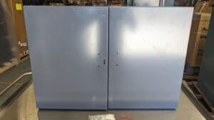 DURHAM Wall Steel Storage Cabinet 33-3/4" Wide 12-7/8" Deep 23-7/8" High Damage