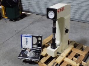 SPI Tall Frame Rockwell Hardness Tester w/ Dial Indicator 21-313-2 Damaged