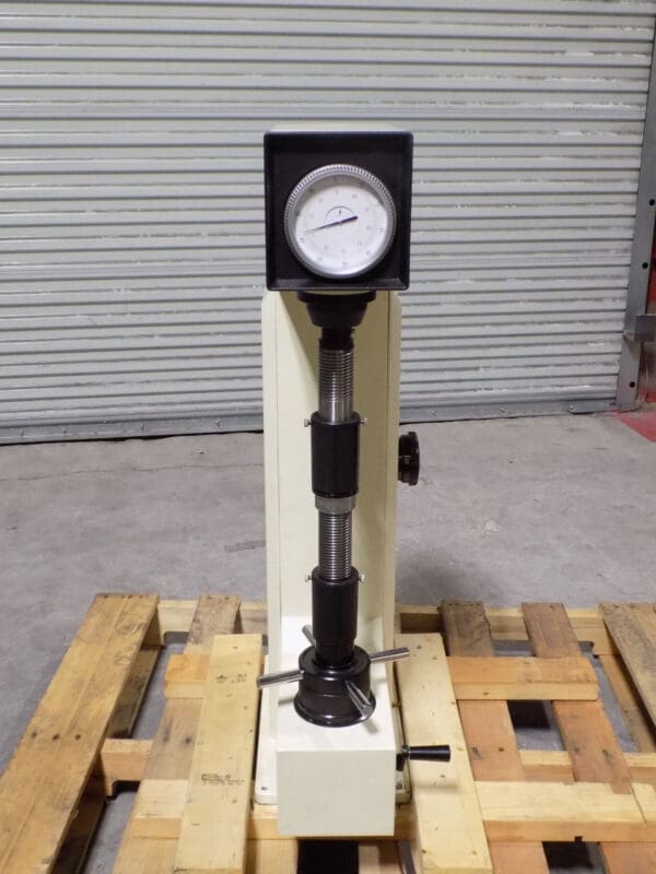 SPI Tall Frame Rockwell Hardness Tester w/ Dial Indicator 21-313-2 Damaged