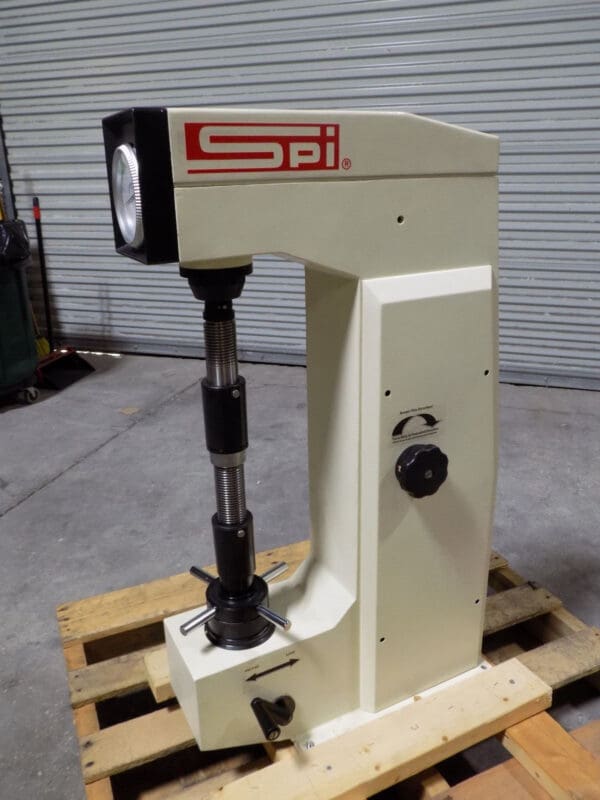 SPI Tall Frame Rockwell Hardness Tester w/ Dial Indicator 21-313-2 Damaged