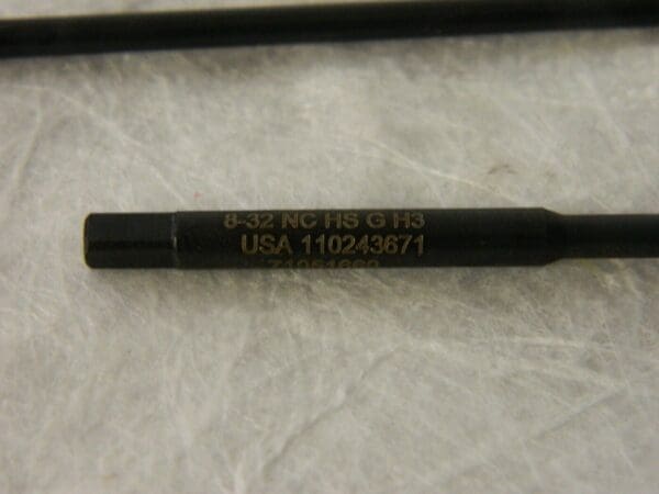 Widia #8-32 UNC 2 FL H3 HSS Spiral Point Extension Tap QTY 2 18946