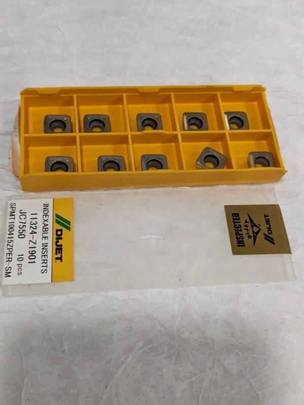 Dijet Carbide Milling Inserts SPMT100415ZPERSMJC7550 Qty 10 SPMT100415ZPER