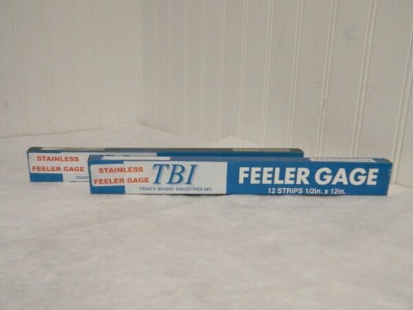 TBI Stainless Steel Feeler Gage 0.007" x 12" x 1/2" QTY 24 SF-7